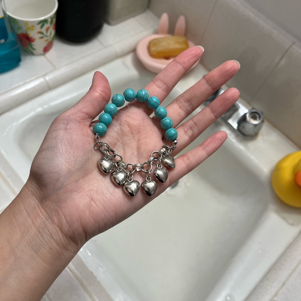 Heart Charm Bracelet
